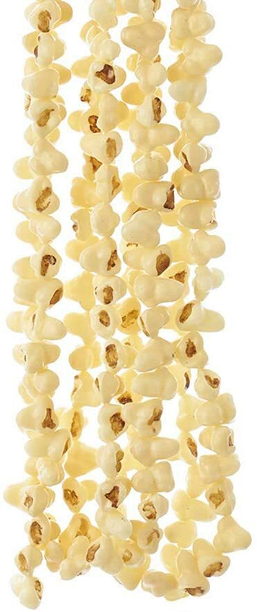 KURT ADLER 9' PLASTIC REALISTIC POPCORN GARLAND CHRISTMAS TREE DECORATION H0576