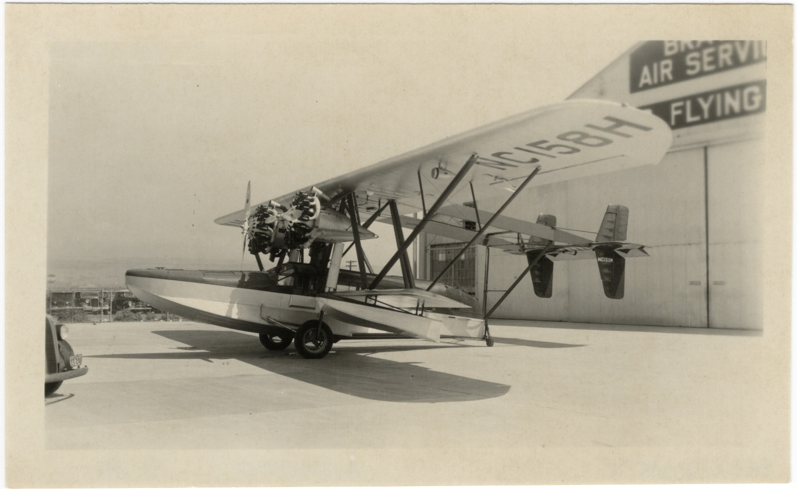 Sikorsky S-38B Amphibian NC158H Original Vintage Photo, Twin Wasp Flying Boat