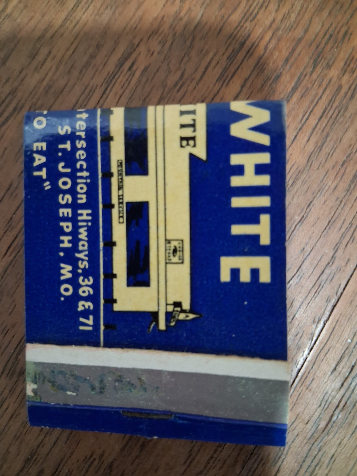 Vintage Snow White Restaurant St. Joseph Missouri Matchbook