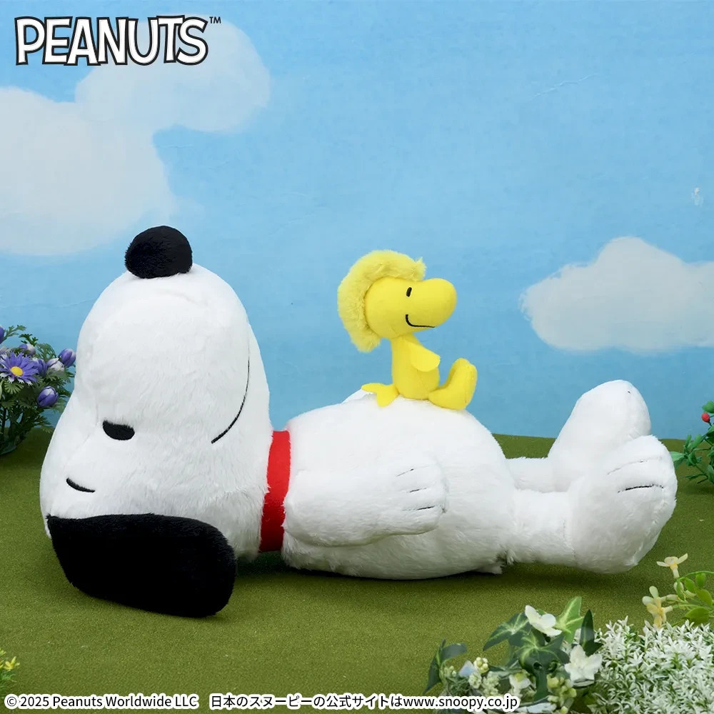 40cm/15.7in PEANUTS SNOOPY & Woodstock Large Plush Doll Stuffed toy New Japan