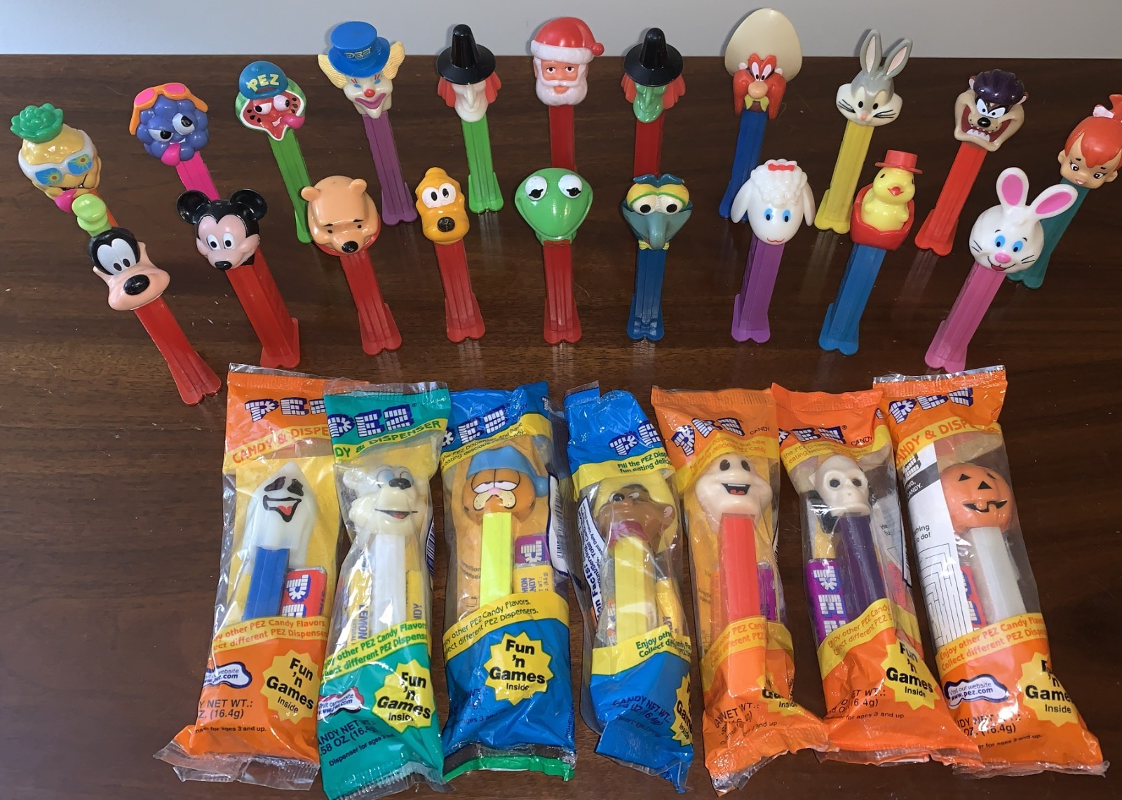 PEZ Dispenser Lot of 27 Packaged & Loose