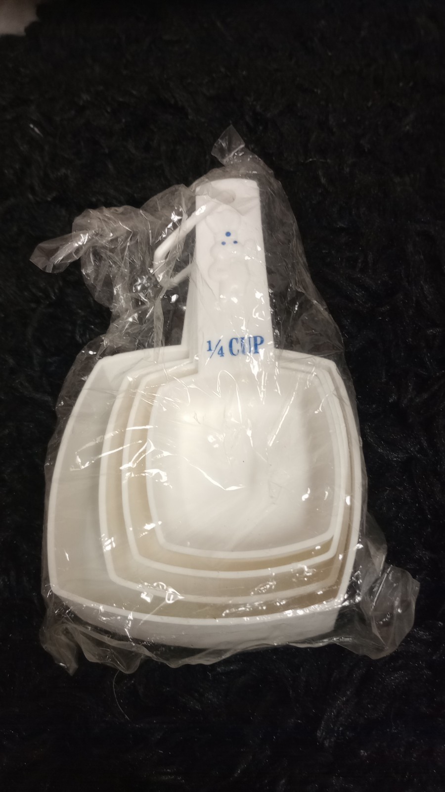 1992 set of 4 Pillsbury Doughboy Nesting Measuring Cups 1992 TCP China OBO