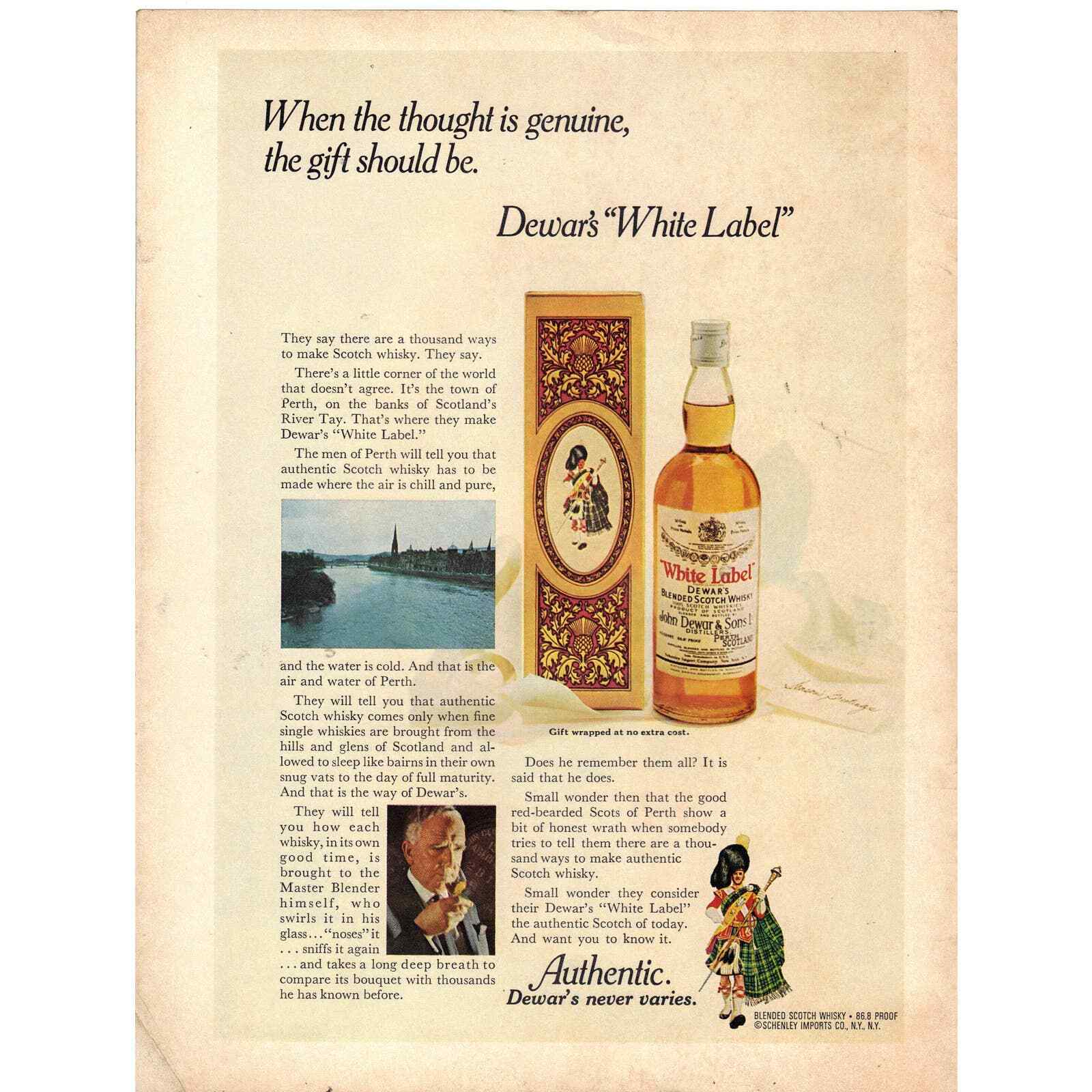 Vintage 1971 Dewar\'s \