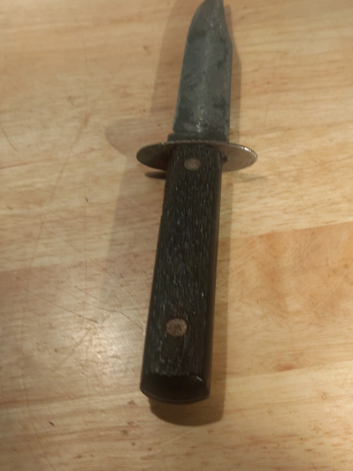 Vintage IMPERIAL Prov Fixed Blade Hunting Camp Knife Carbon Steel USA