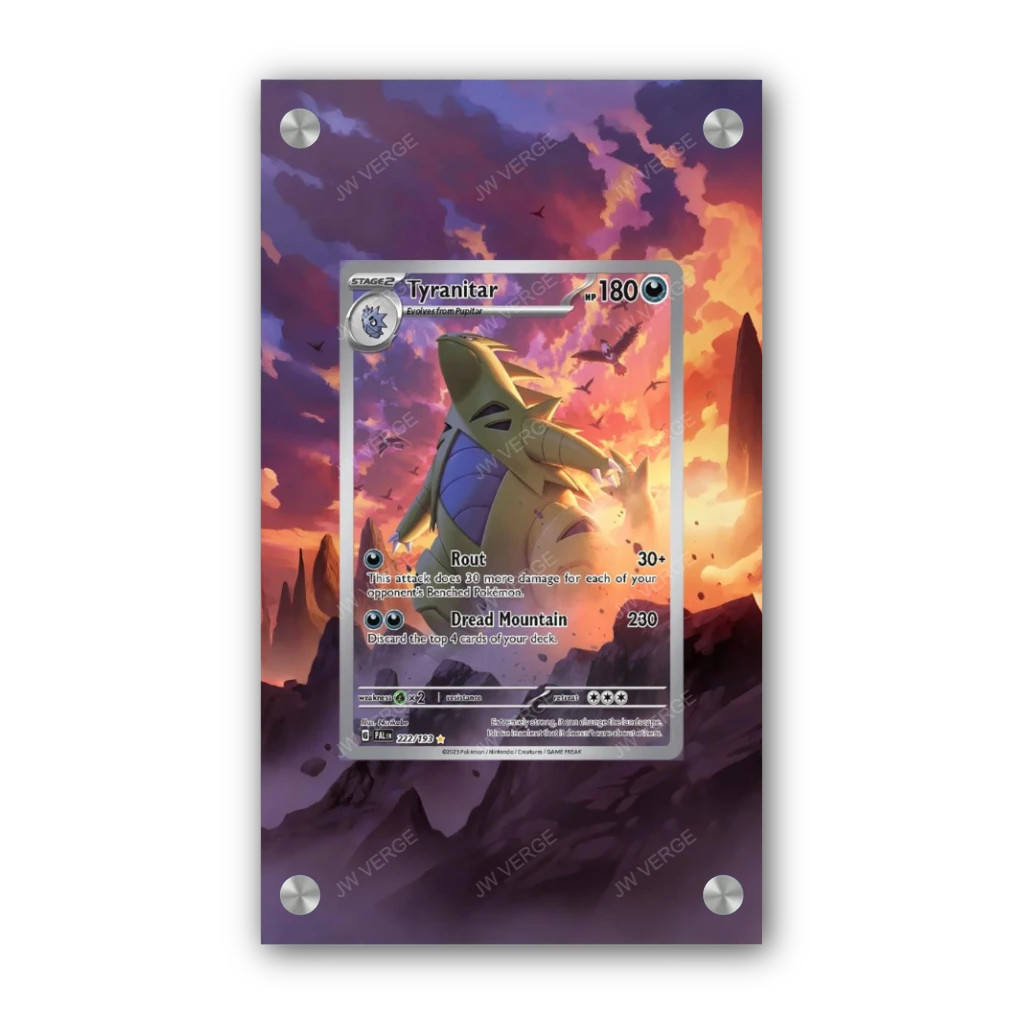 Tyranitar 222/193 - Exclusive Pokémon Extended Artwork Display Case