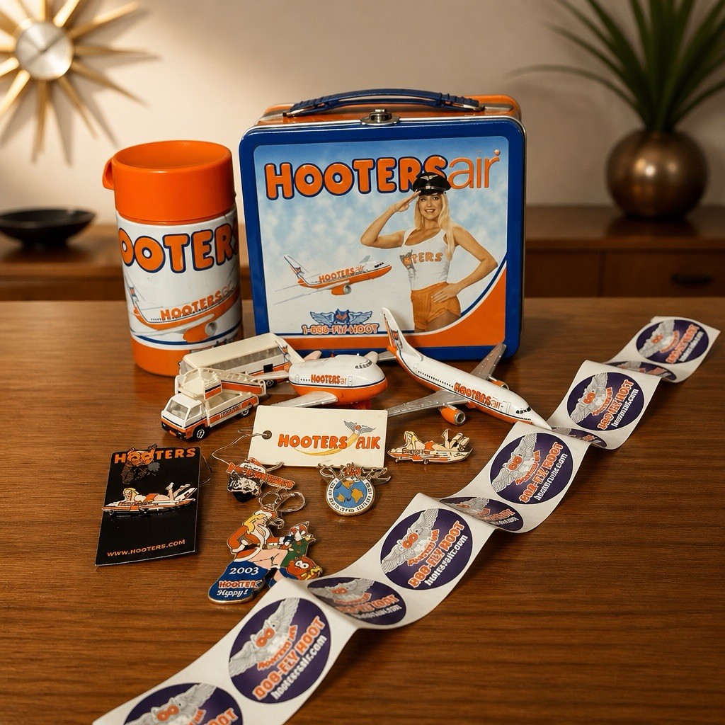 Vintage Hooters Air/Hooters Memorabilia Collection- Early 2000’s