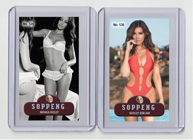 Minka Kelly rare MH Soppeng #'d x/3 Tobacco card no. 526