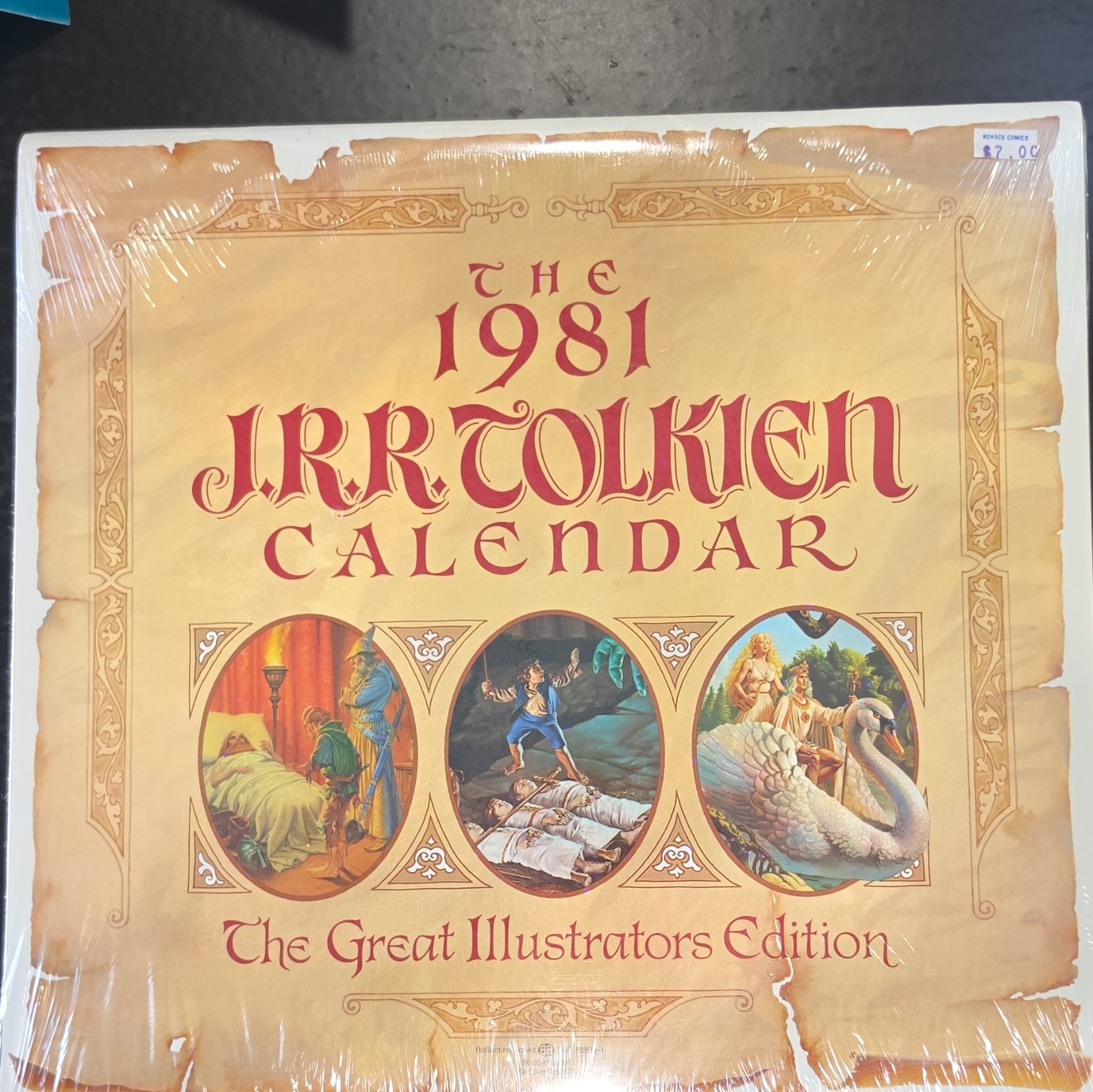 1981 J.R.R. Tolkien Calendar - The Great Illustrators Edition