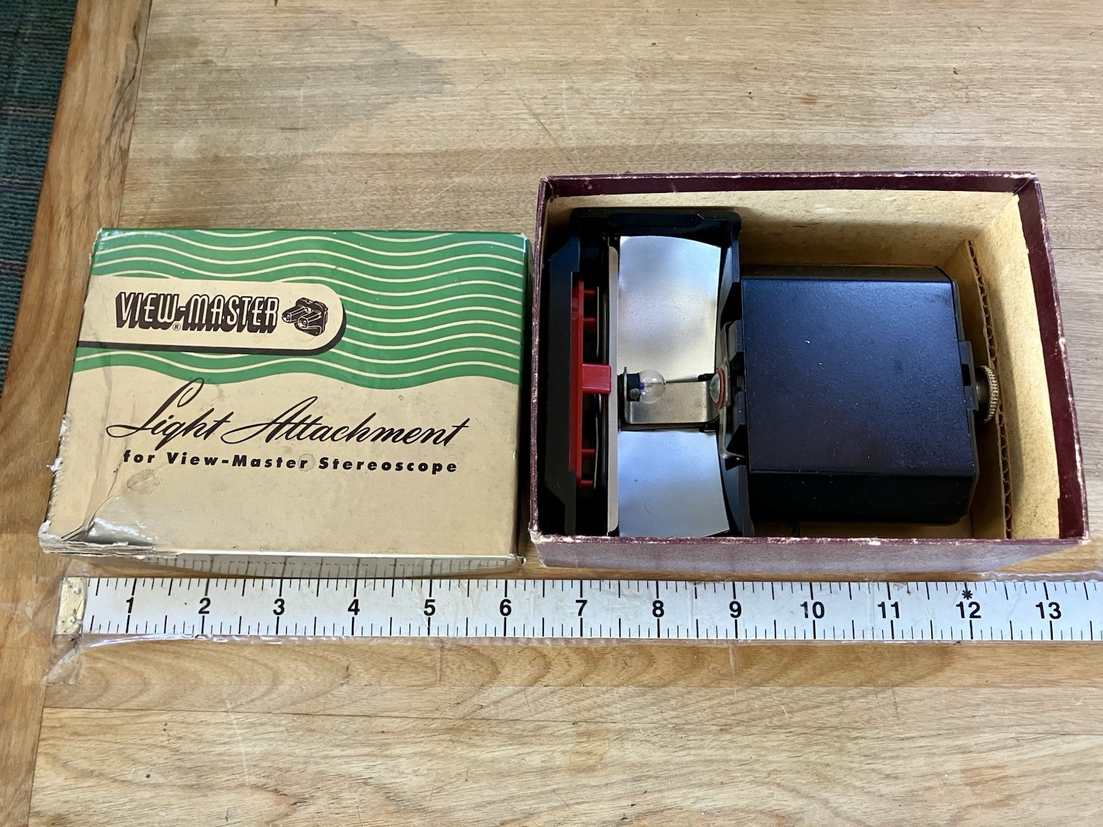 Vintage View-Master Light Attachment for Stereoscope Model C E  