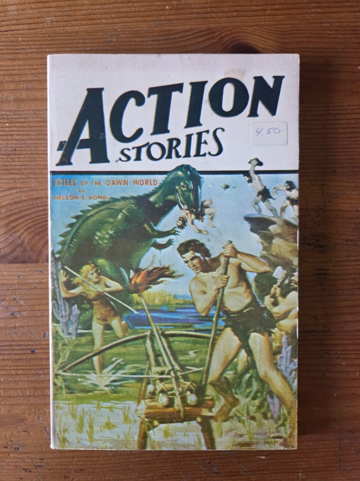 Action Stories 1980-Fiction House pulp reprints - Dent, Nabel