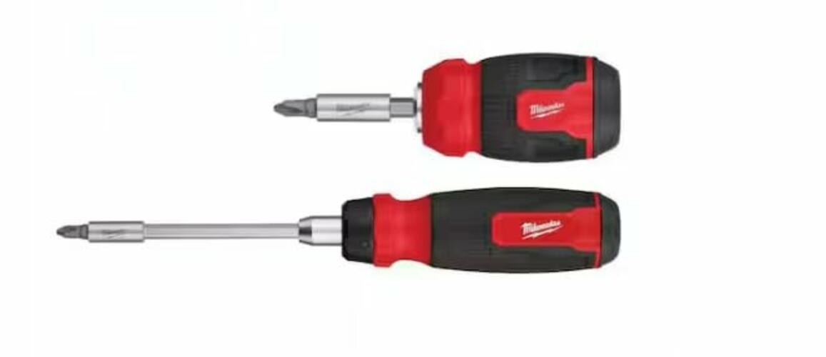 2 Pack Milwaukee Electric 14-in-1 Ratcheting Multi-Bit Screwdriver 8 2 Pack Milwaukee Electric 14-in-1 Ratcheting Multi-Bit Screwdriver 8