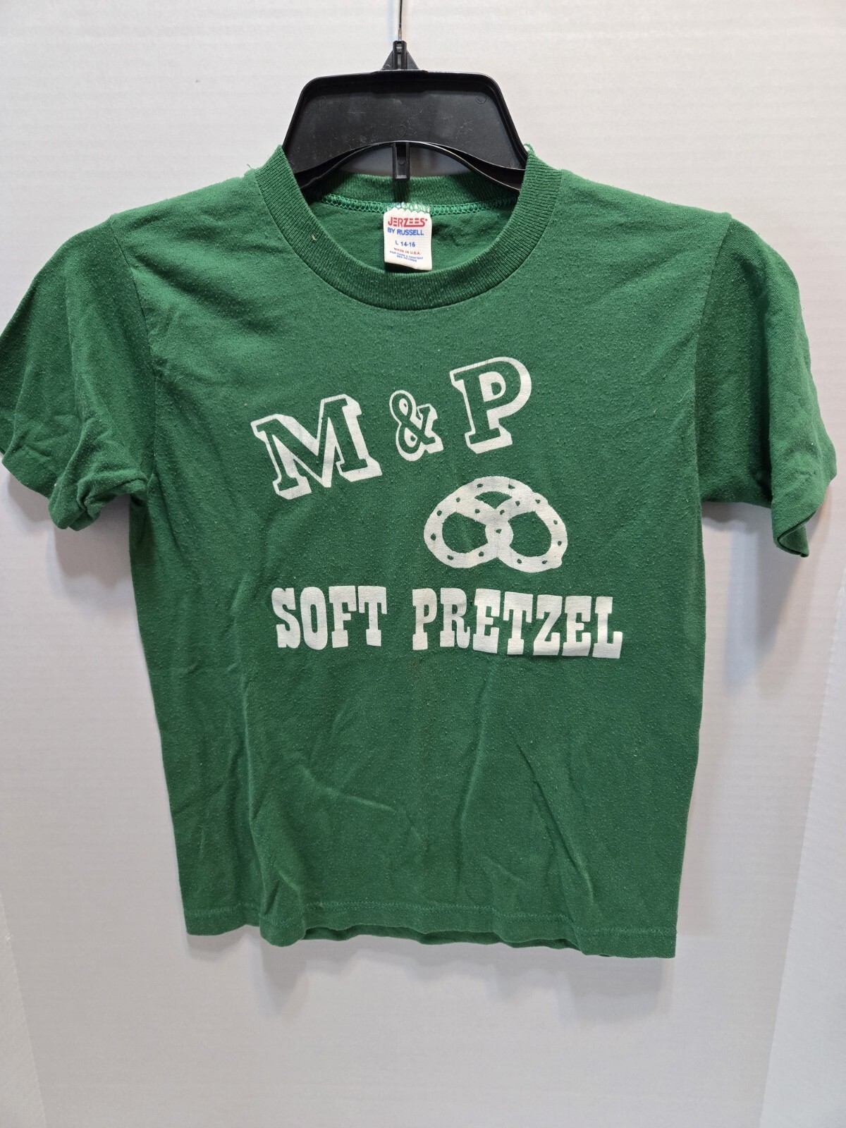 M & P Soft Pretzel Vintage Jerzees Russell T Shirt Toddler size L