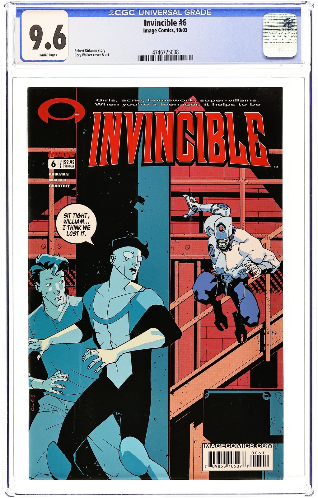 Invincible #6 CGC 9.6 2003 4746725008