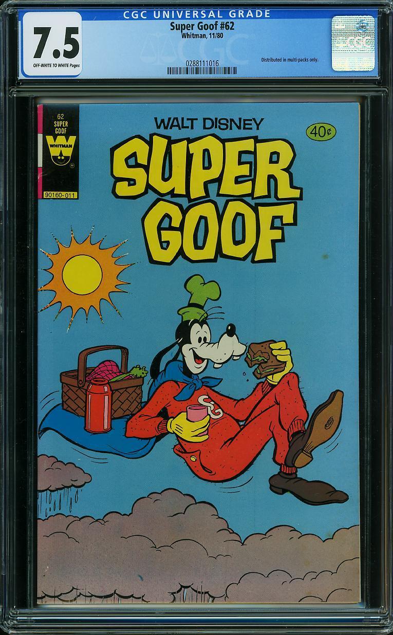 SUPER GOOF (WHITMAN 1965) #62 CGC 7.5 Distributed in multi-packs only (SCARCE)