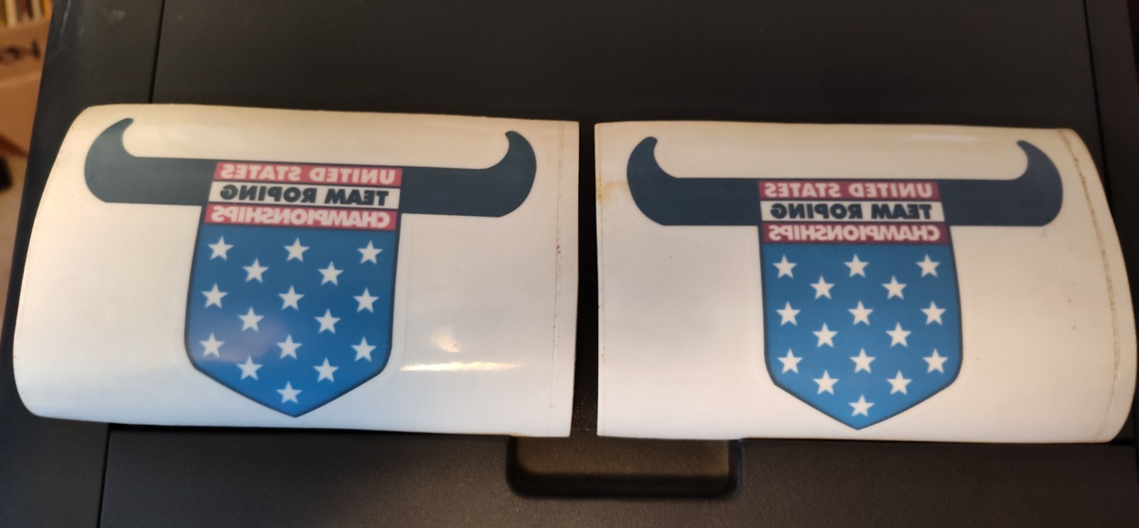 UNITED STATES TEAM ROPING CHAMPIONSHIPS DECAL SET OF 2 3\