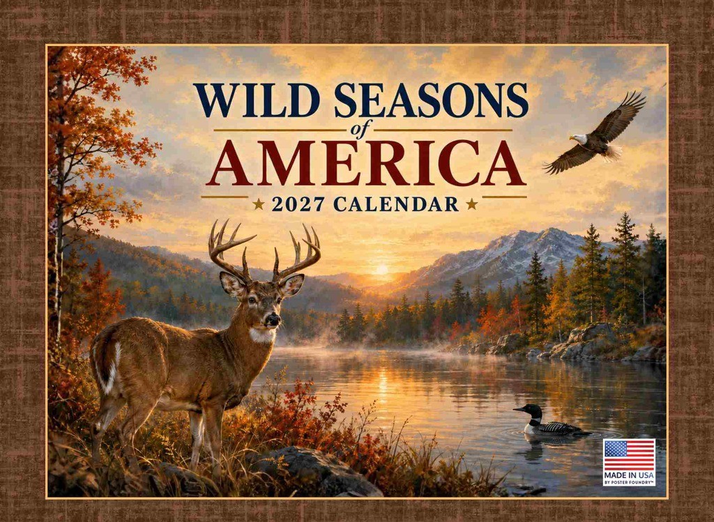 Wild Seasons of America Wildlife 2027 Monthly Wall Calendar 12 Month Wild Seasons of America Wildlife 2027 Monthly Wall Calendar 12 Month