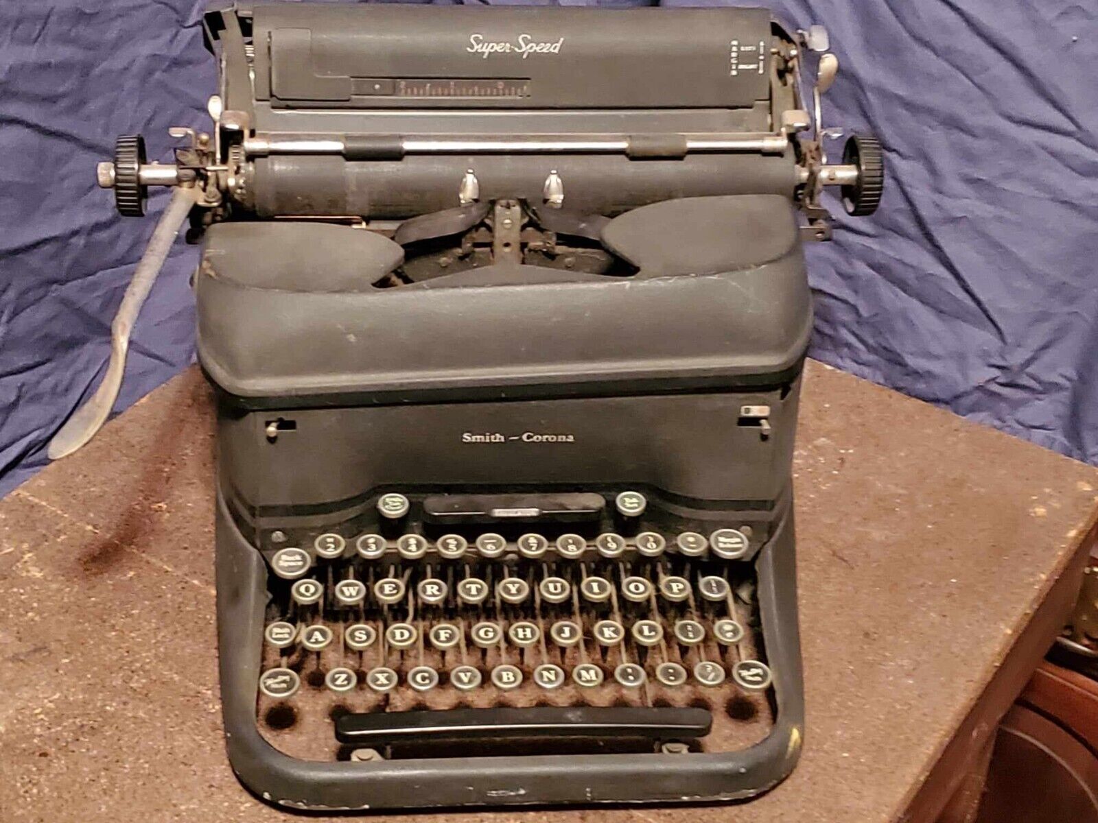 VINTAGE TYPEWRITER - Smith-Corona Super Speed Typewriter - Used - Needs love