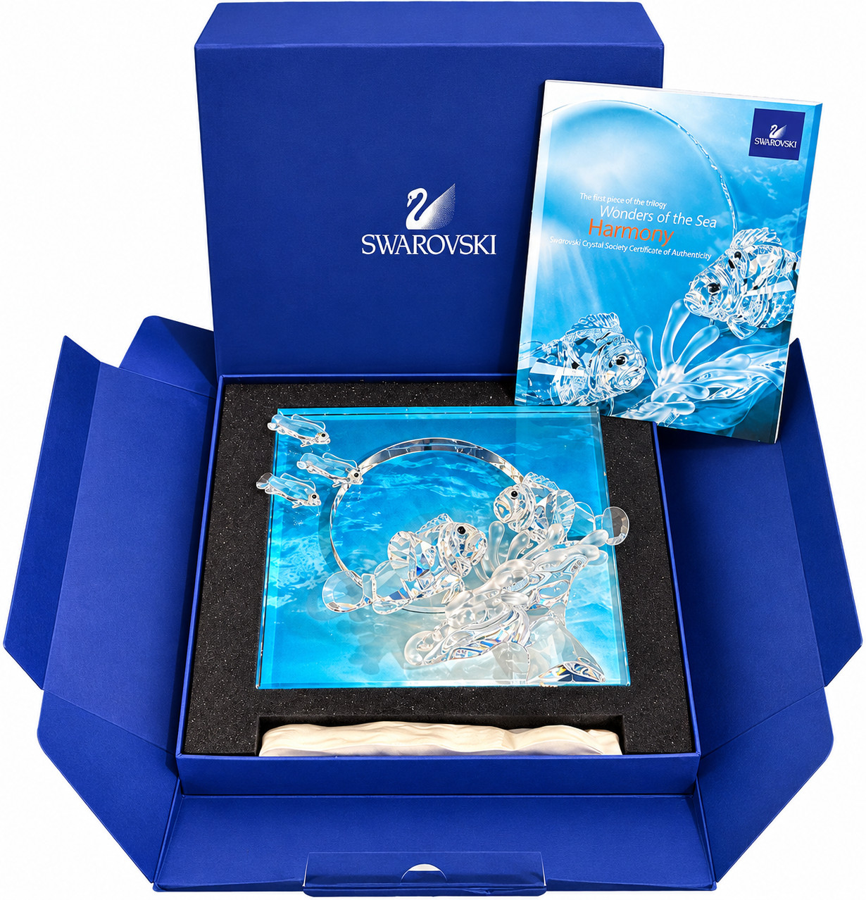 Swarovski SCS Retired 2005 Wonders of the Sea HARMONY 657120 Color MIB & COA
