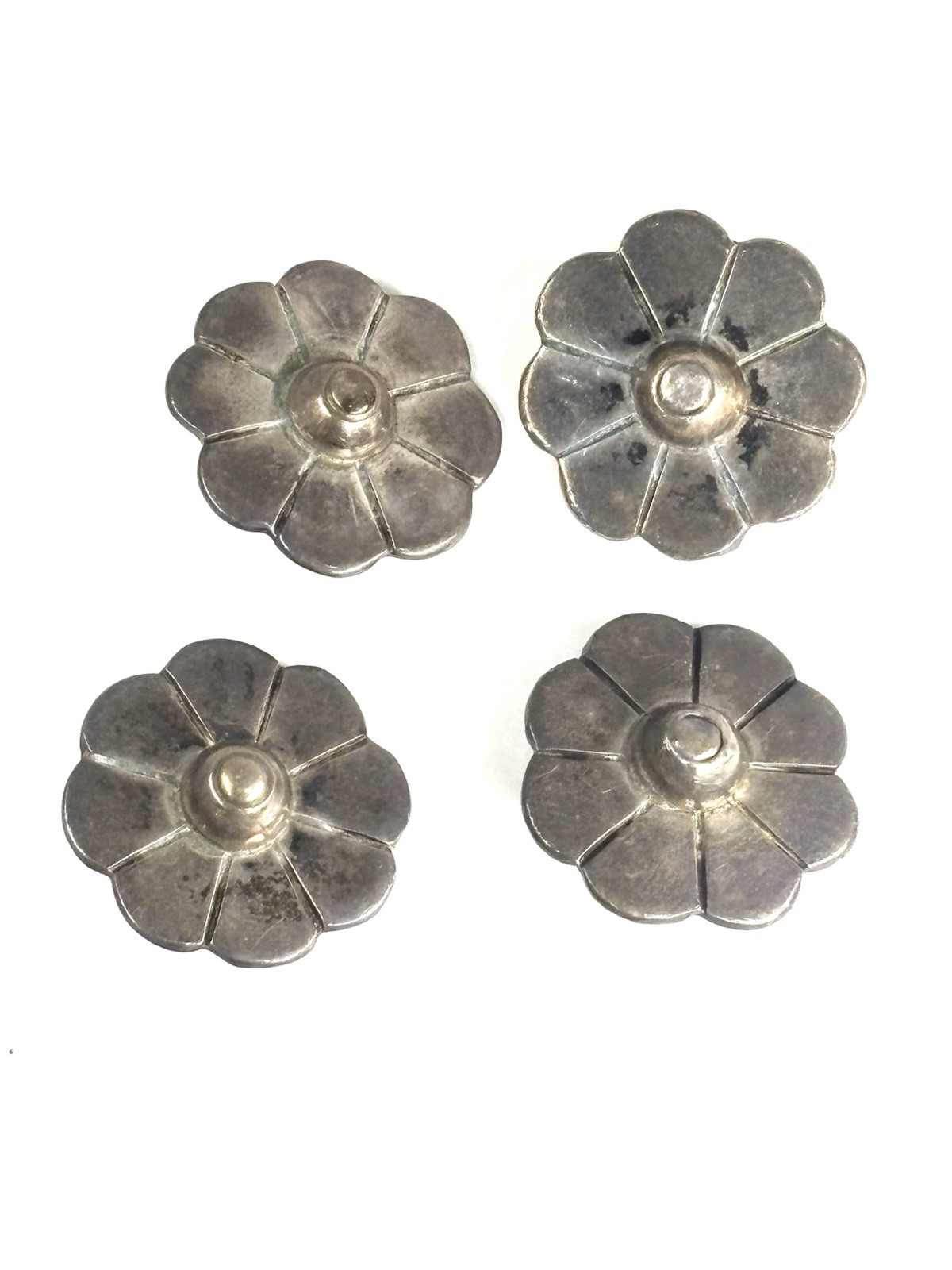 Taxco 980 Silver Buttons Very Early Midcentury
