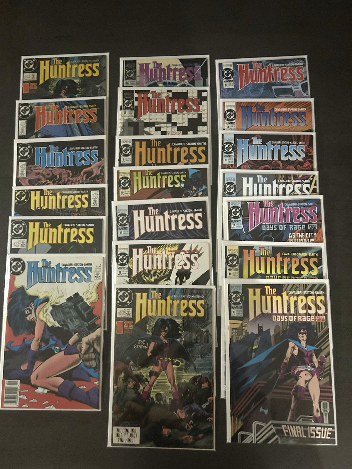 The Huntress #1-19 Complete Series DC Comics 1989 + #1 Signed by Joe Staton The Huntress #1-19 Complete Series DC Comics 1989 + #1 Signed by Joe Staton