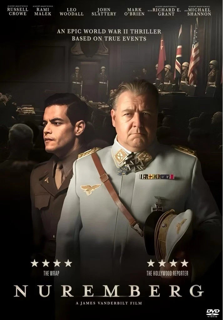 NUREMBERG DVD 2025 (DISC ONLY) Rami Malek, Russell Crowe NUREMBERG DVD 2025 (DISC ONLY) Rami Malek, Russell Crowe