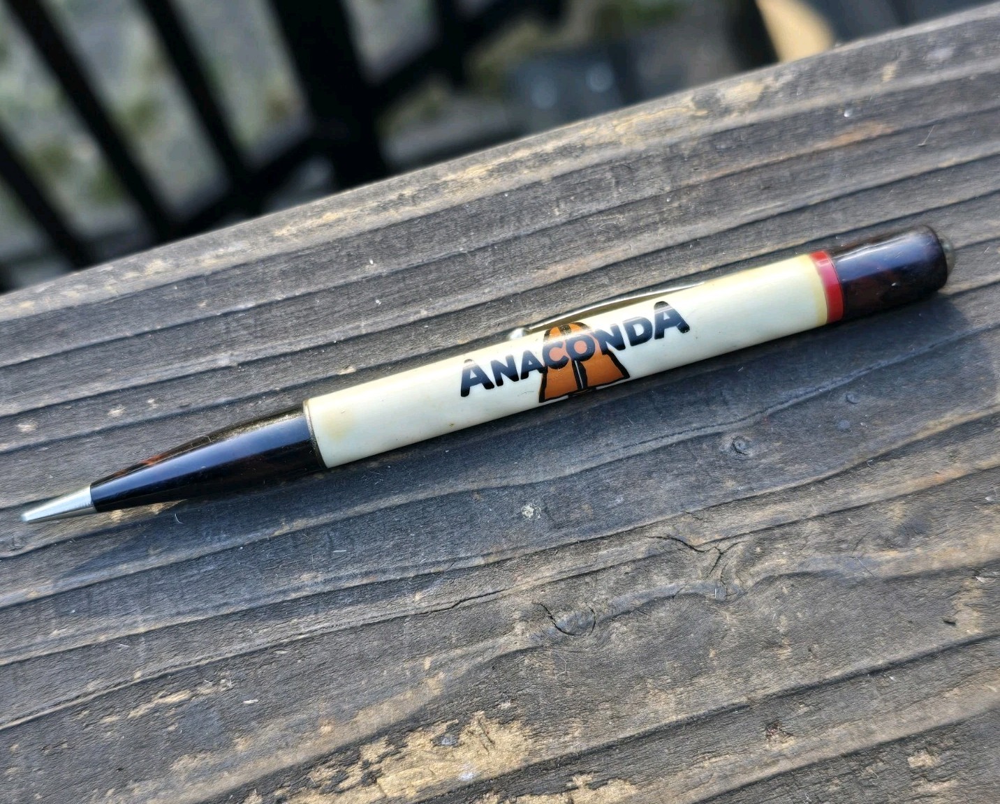 Vintage Redipoint  Advertising Mechanical Pencil Anaconda Mining Lumber Montana