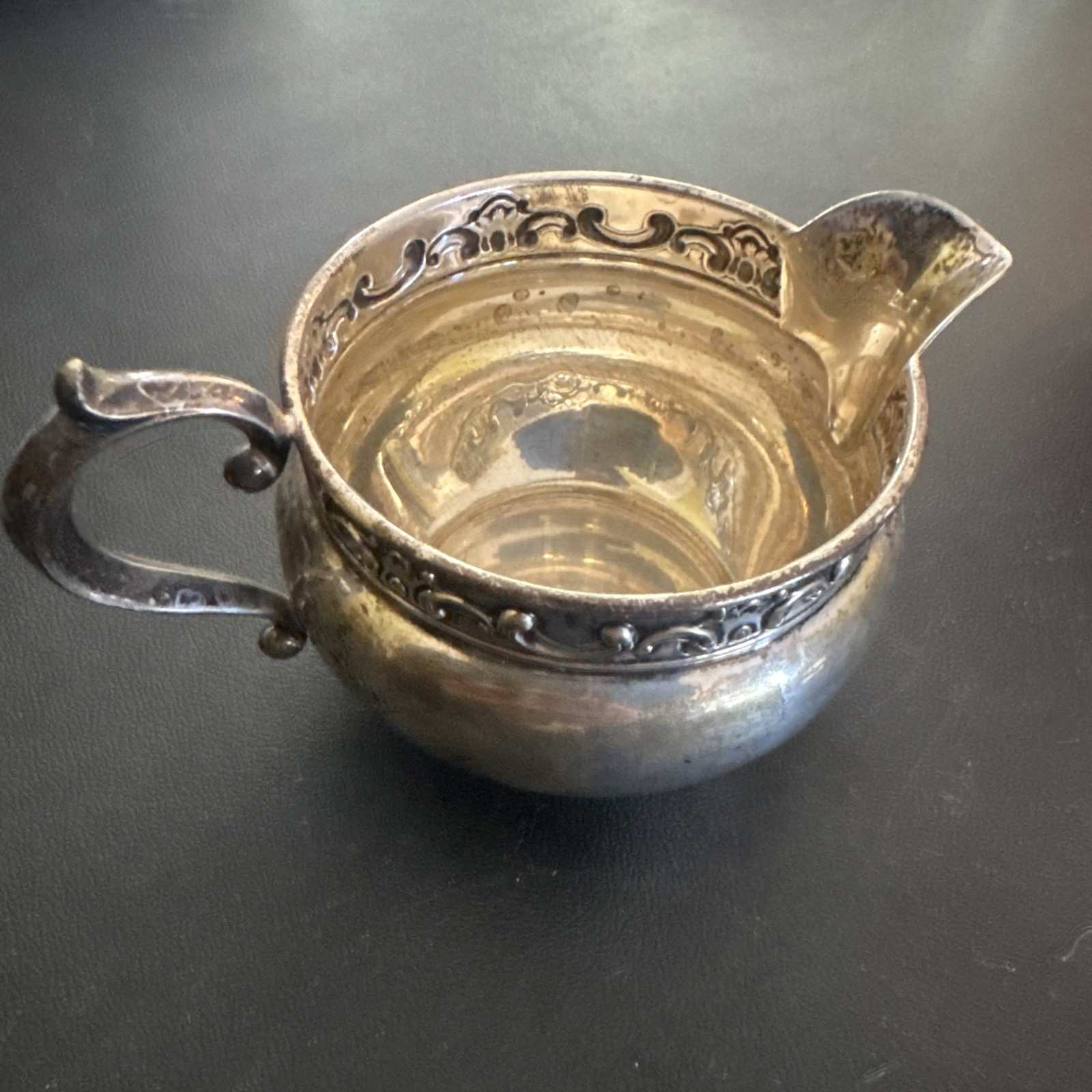 Gorham Sterling Silver Strasbourg Creamer  # 1133 - Wt. 95.8 grams @0.925
