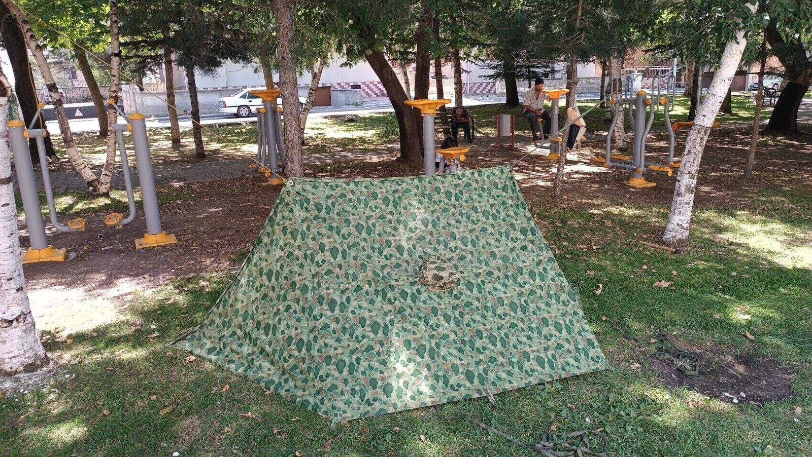 Turkish Army Shelter Halves Zelthbahn Mountain Commando Tent Very Rare