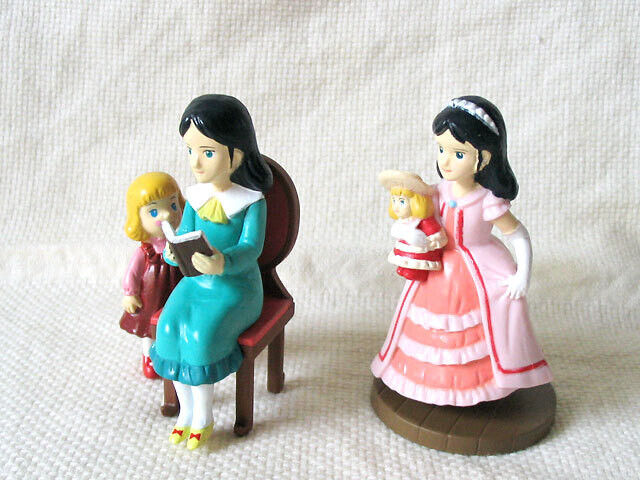 2 figures set Princess Sarah Sara figurines world masterpiece theater