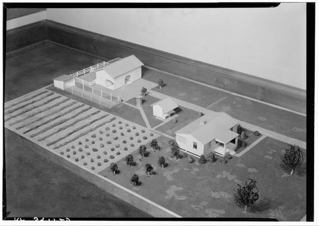 Low-Cost Housing Model FSA 1935-1942 Farm Security Administration Exhibit