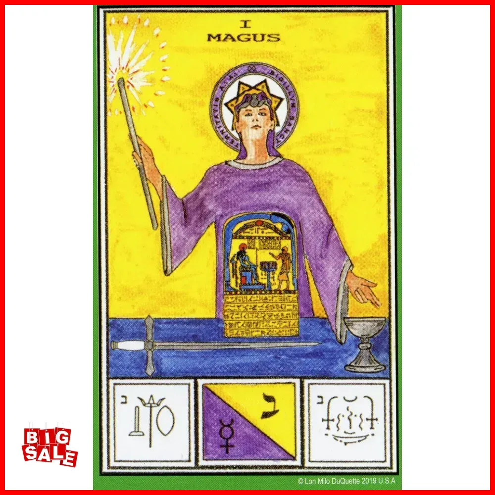 Tarot of Ceremonial Magick: A Pictorial Synthesis of Three Great Pillar 10.3*6cm