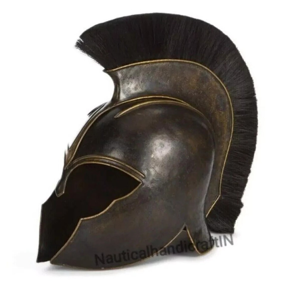 Brad Pitt Troy Helmet Greek Achilles Trojan Helmet Movie Trojan