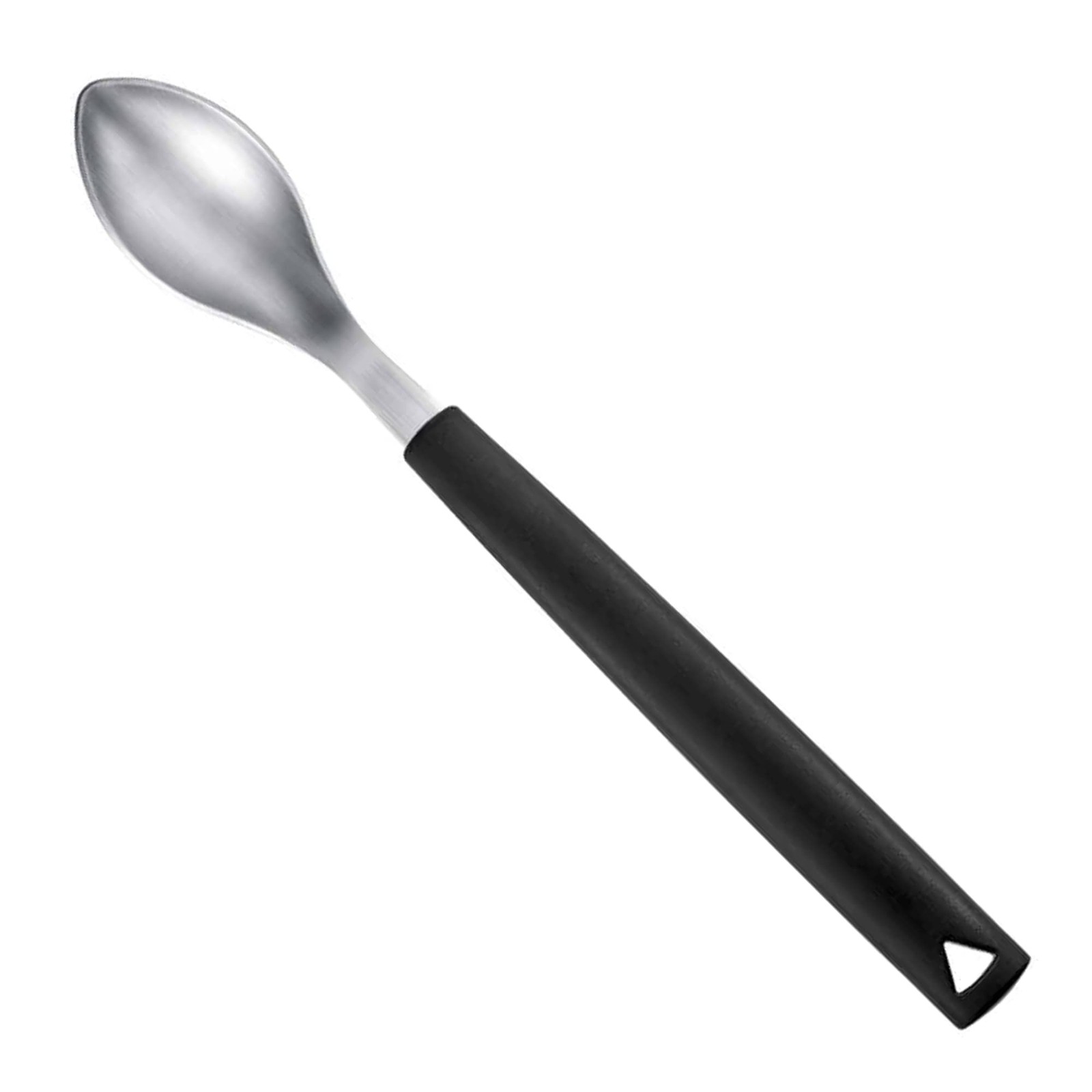 triangle Large Quenelle Spoon - GreenGrip - Stainless Steel - Germany triangle Large Quenelle Spoon - GreenGrip - Stainless Steel - Germany