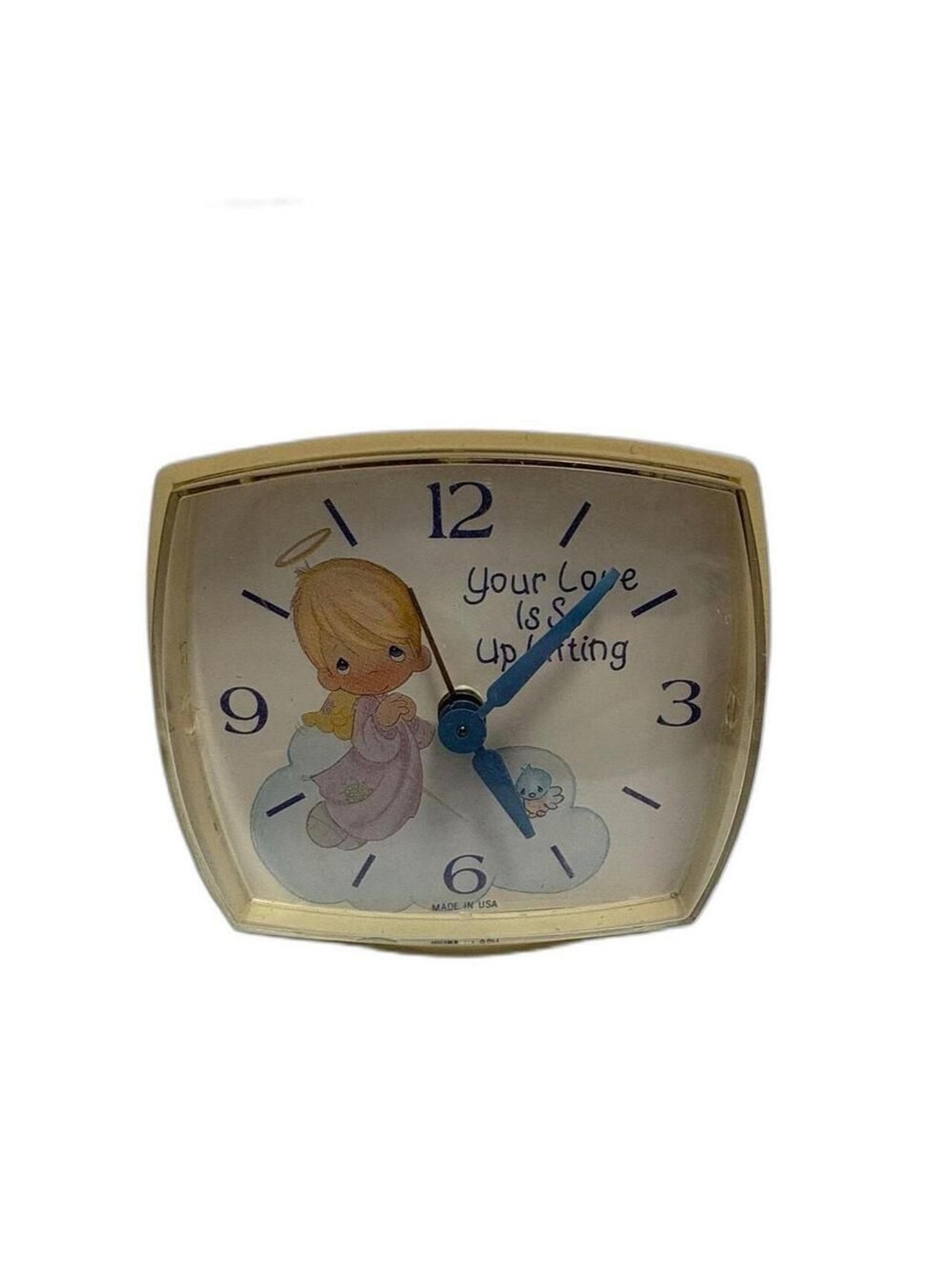 Precious Moments wind up clock