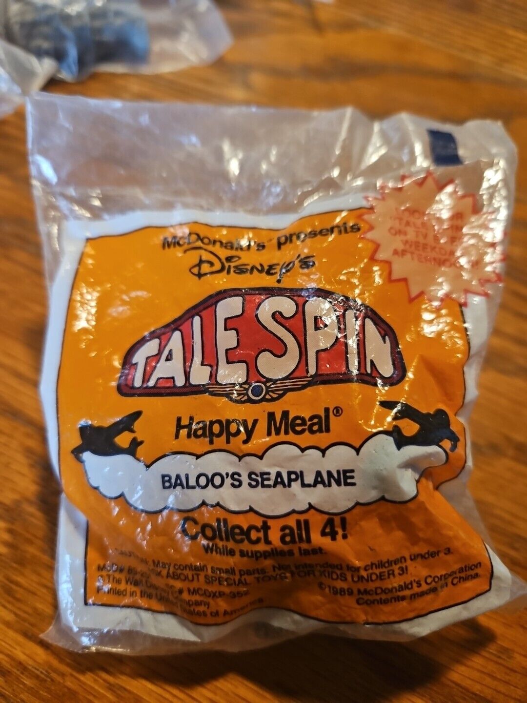 Disney Baloo TaleSpin McDonald s Happy Meal Toy 1989 Die Cast Unopened