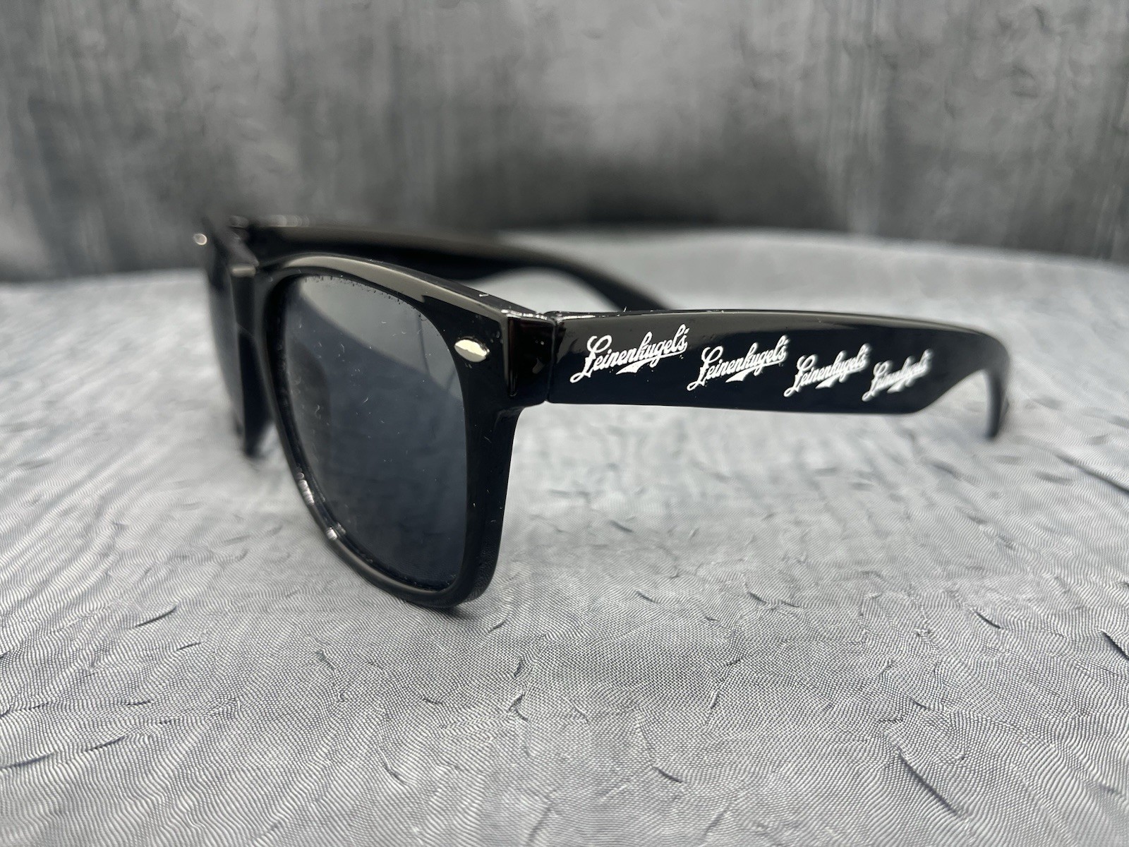 Leinenkugel’s Beer Promotional Sunglasses – Black with White Logos