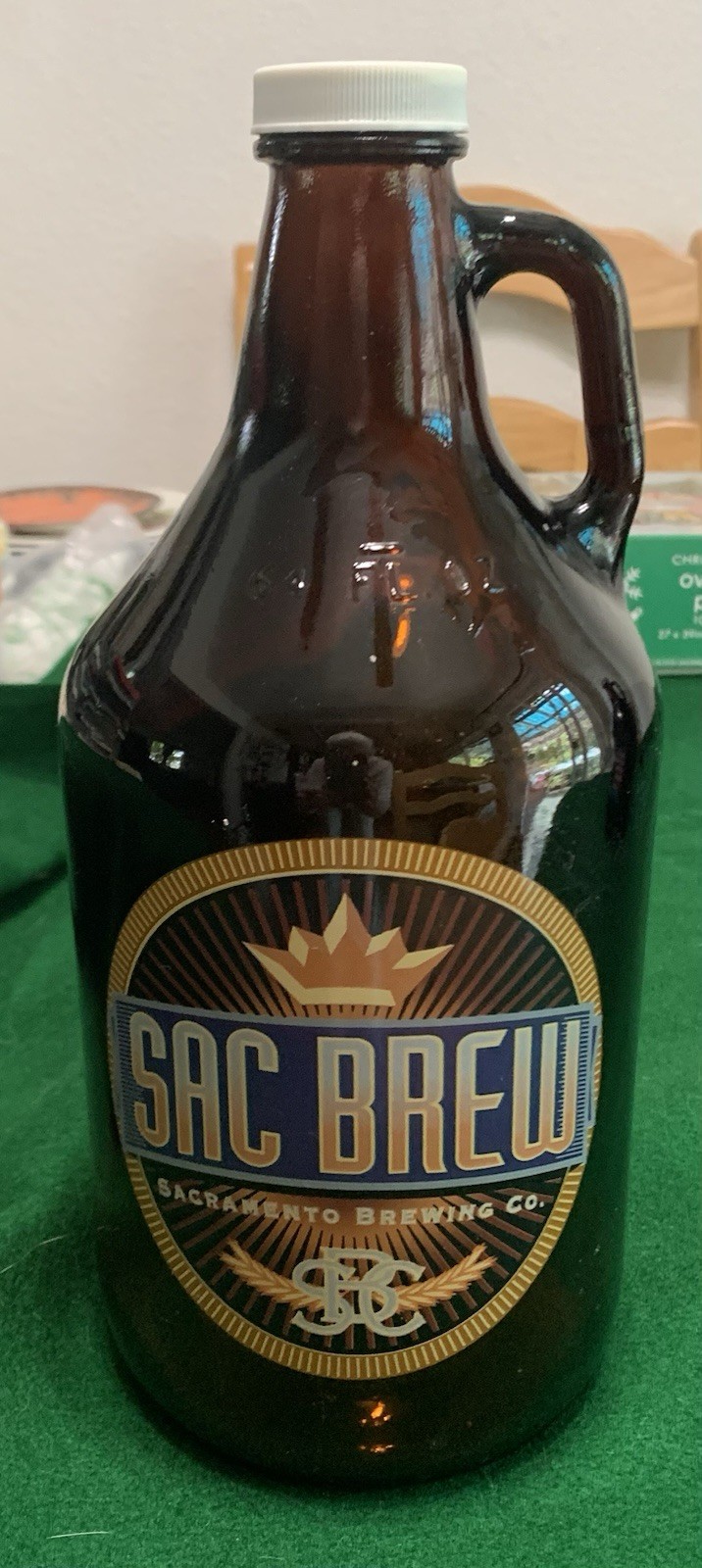 Sacramento Brewing Company Sac Brew SBC Growler (Empty) -Sacramento CA
