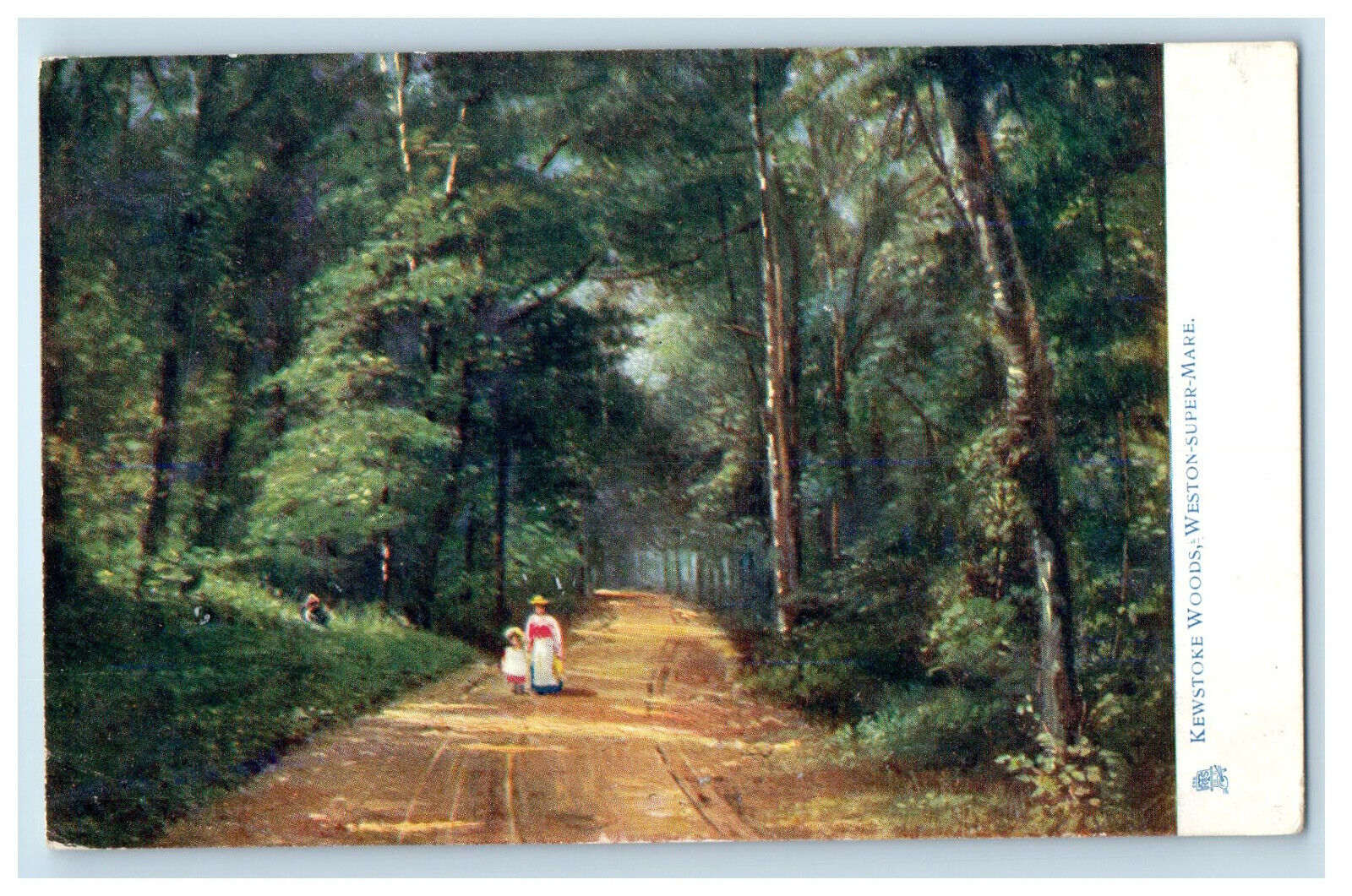 1903 Kewstoke Woods, Weston-Super-Mare Somerset England Tuck Art Postcard