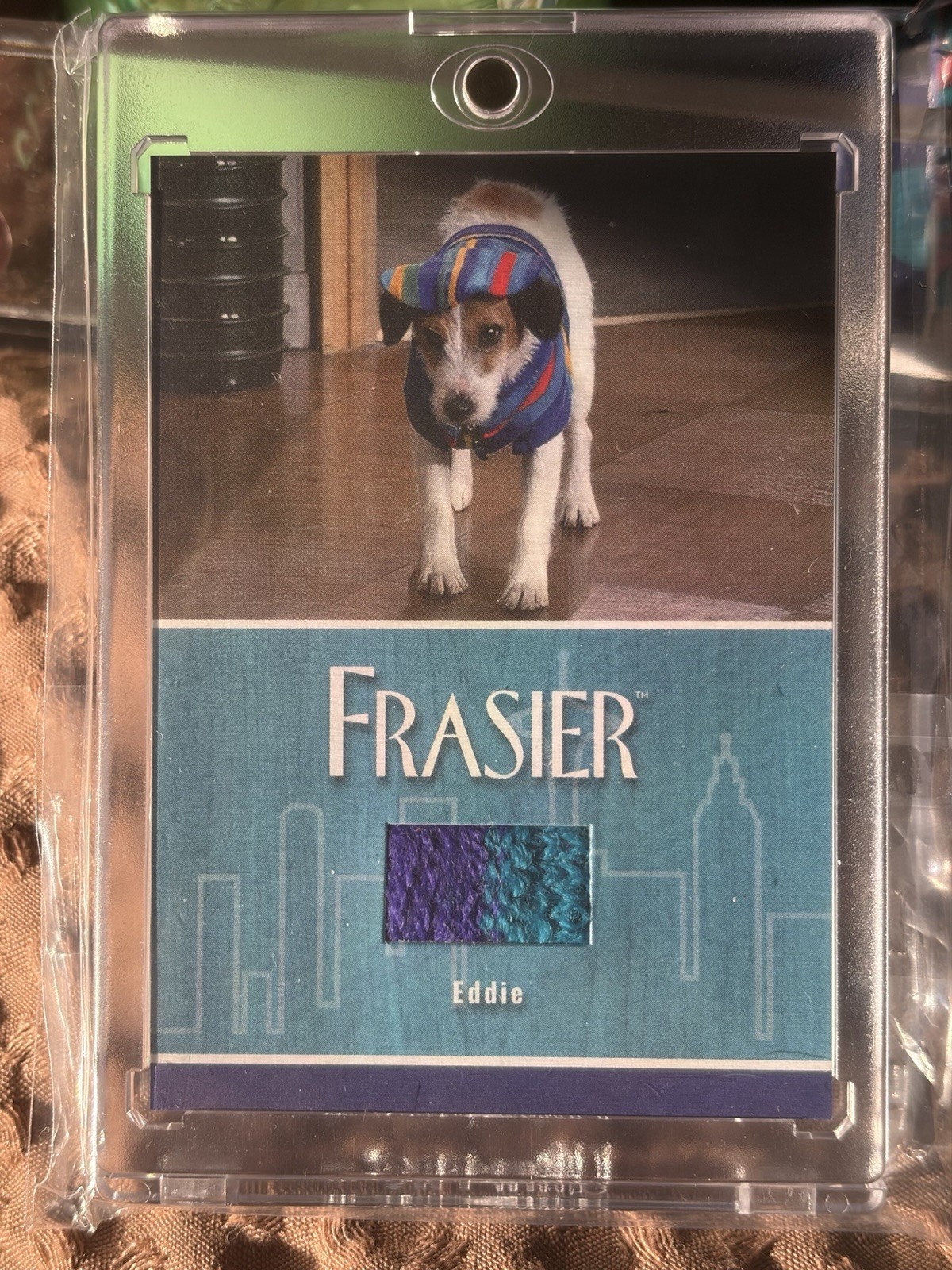 2026 Rittenhouse Frasier Eddie's Sweater Relic 2 color Card CR4 - Eddie the Dog