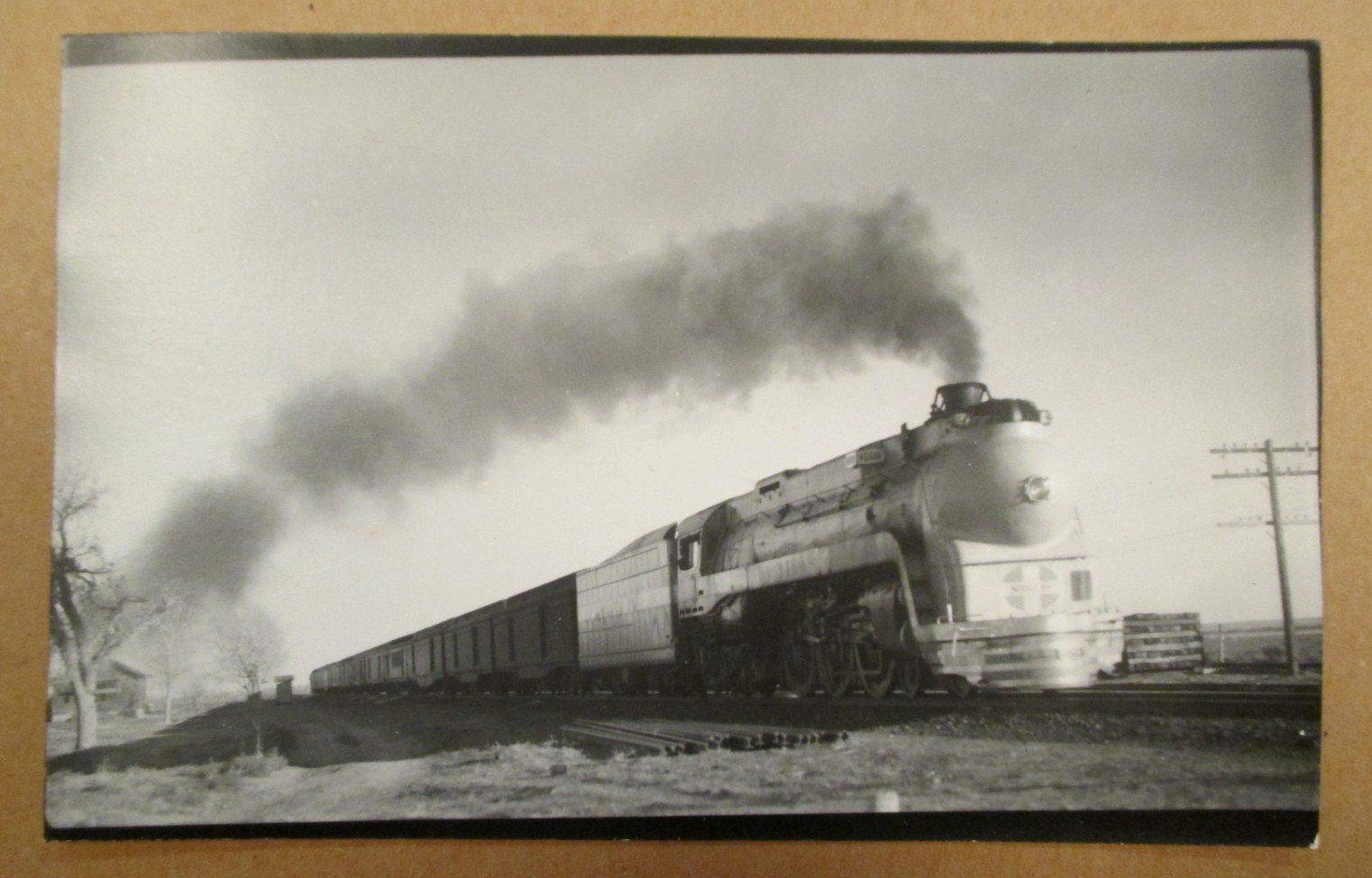 RPPC Atchison Topeka Santa Fe ATSF BLUE GOOSE Fast Mail Medway KS OTTO PERRY