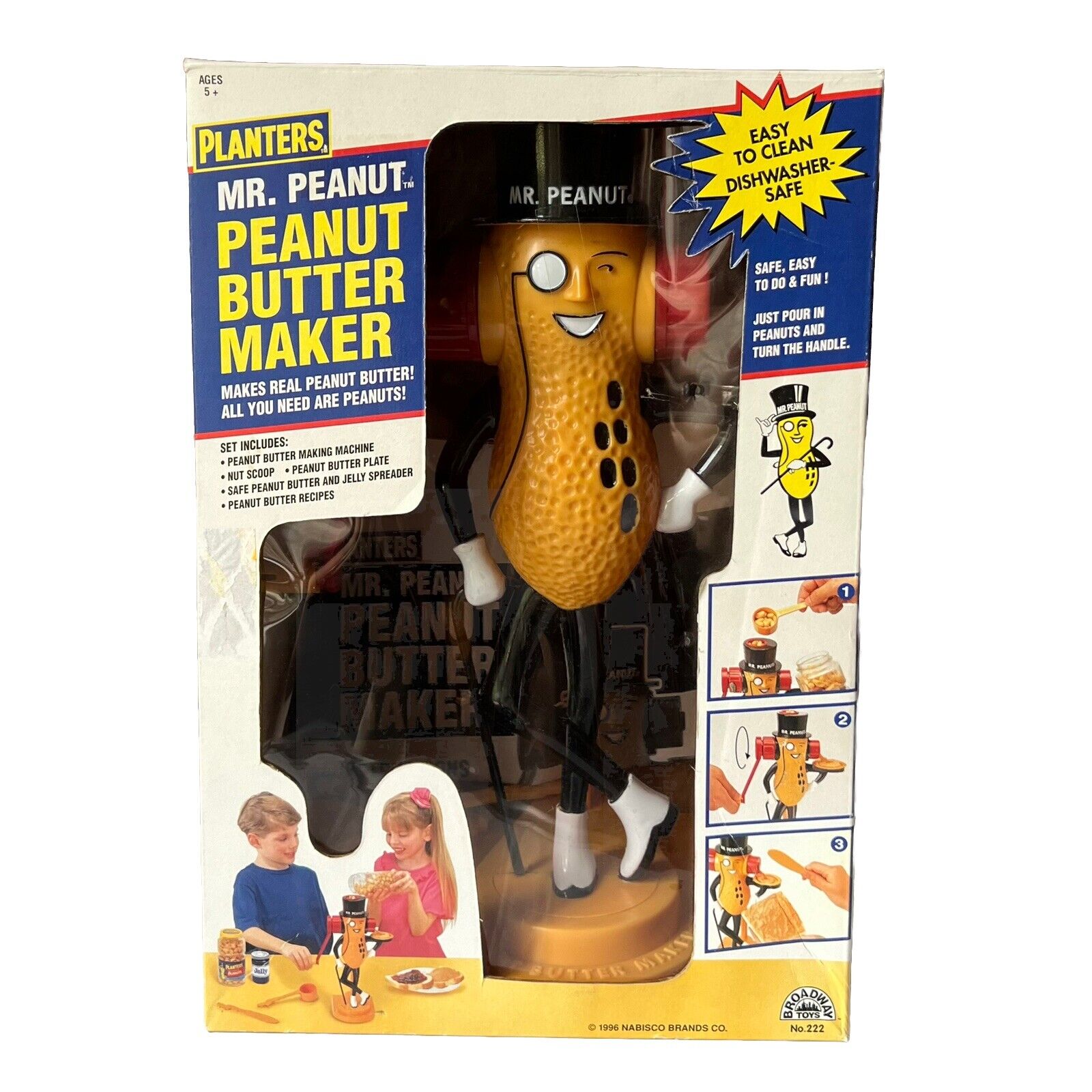 Mr. Peanut Peanut Butter Maker In Box Vintage 1996 Nabisco No. 222 Planters  