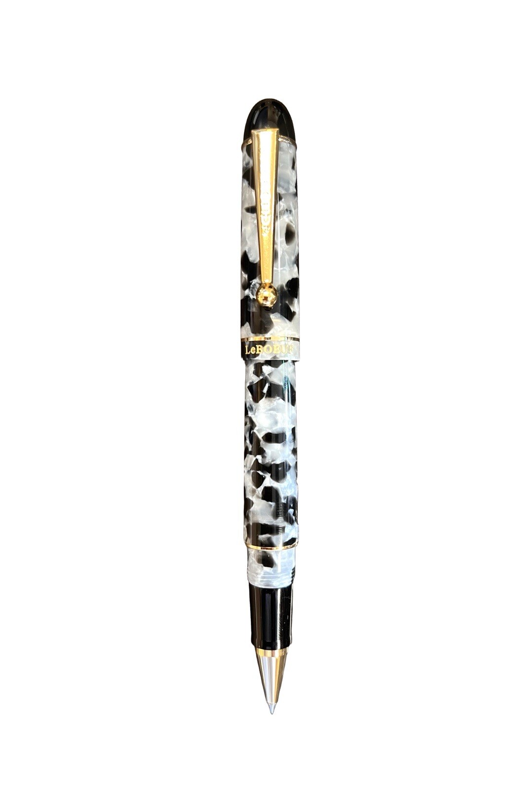 New  LeBOEUF SMALL BATCH Vintage Black Pearl Limited Edition Roller Ball Pen