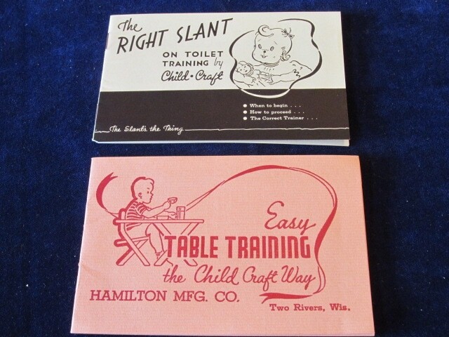 Vintage Hamilton Mfg Co Two Rivers Wisconsin 2 Child Craft Training Bklts B142