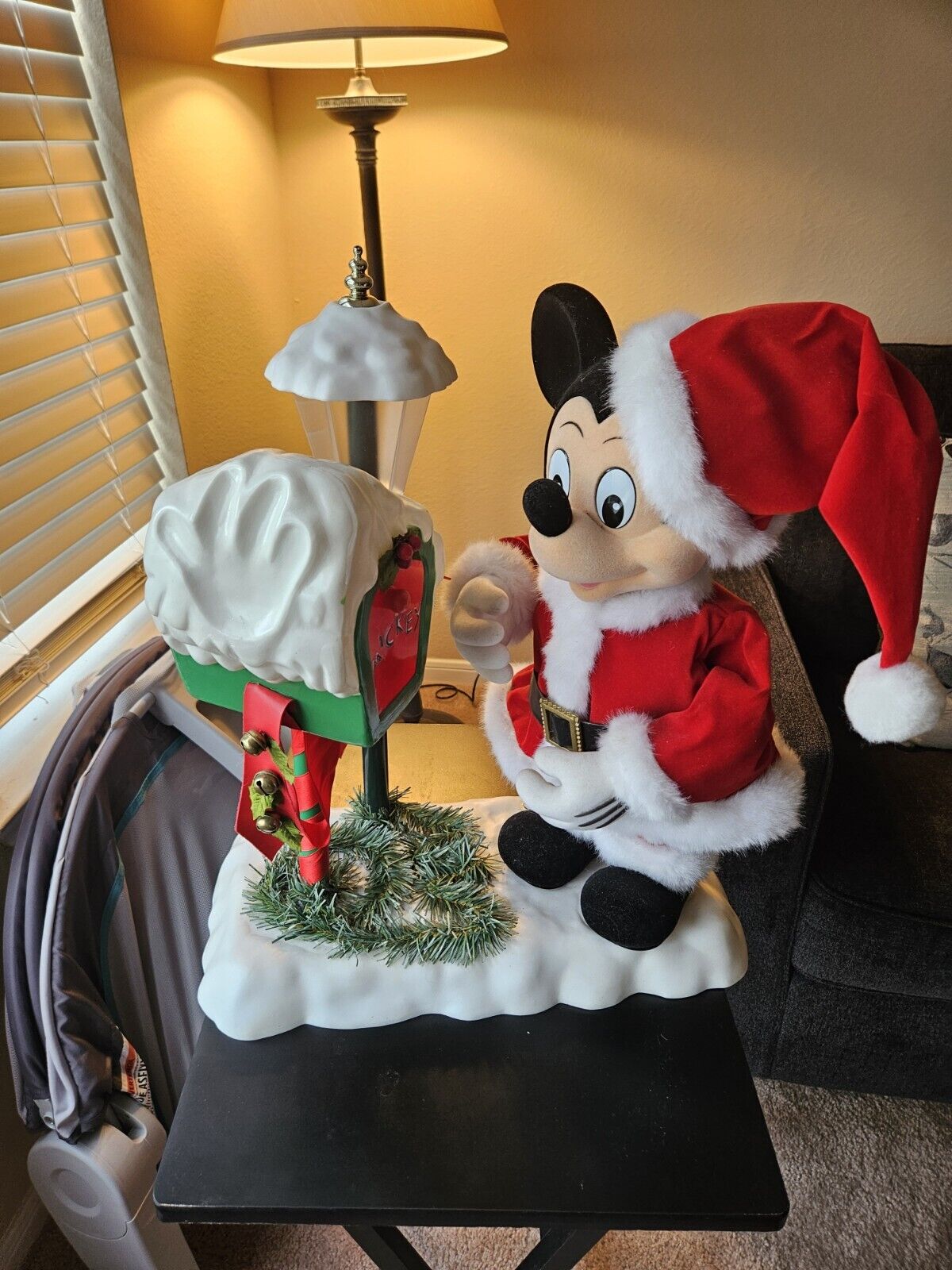 Vintage Disney Telco Animated Mickey Mouse Christmas At Our House 1995 Sound