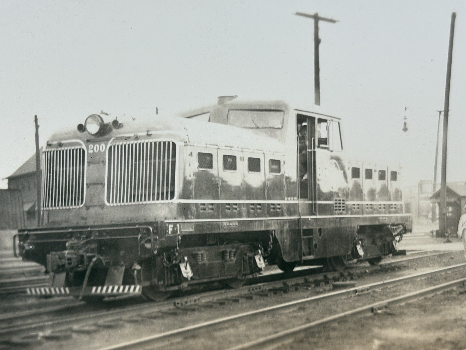 Illinois Central No. 9200 GE Ingersoll-Rand Experimental Diesel Locomotive Photo