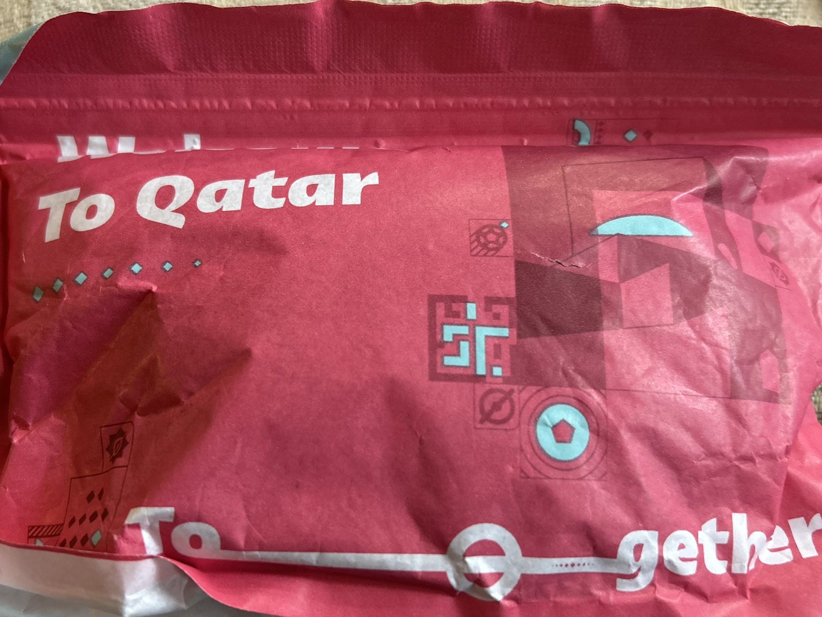 2022 FIFA World Cup Qatar Airways. amenity kit. Sealed & Never Opened RARE/NEW