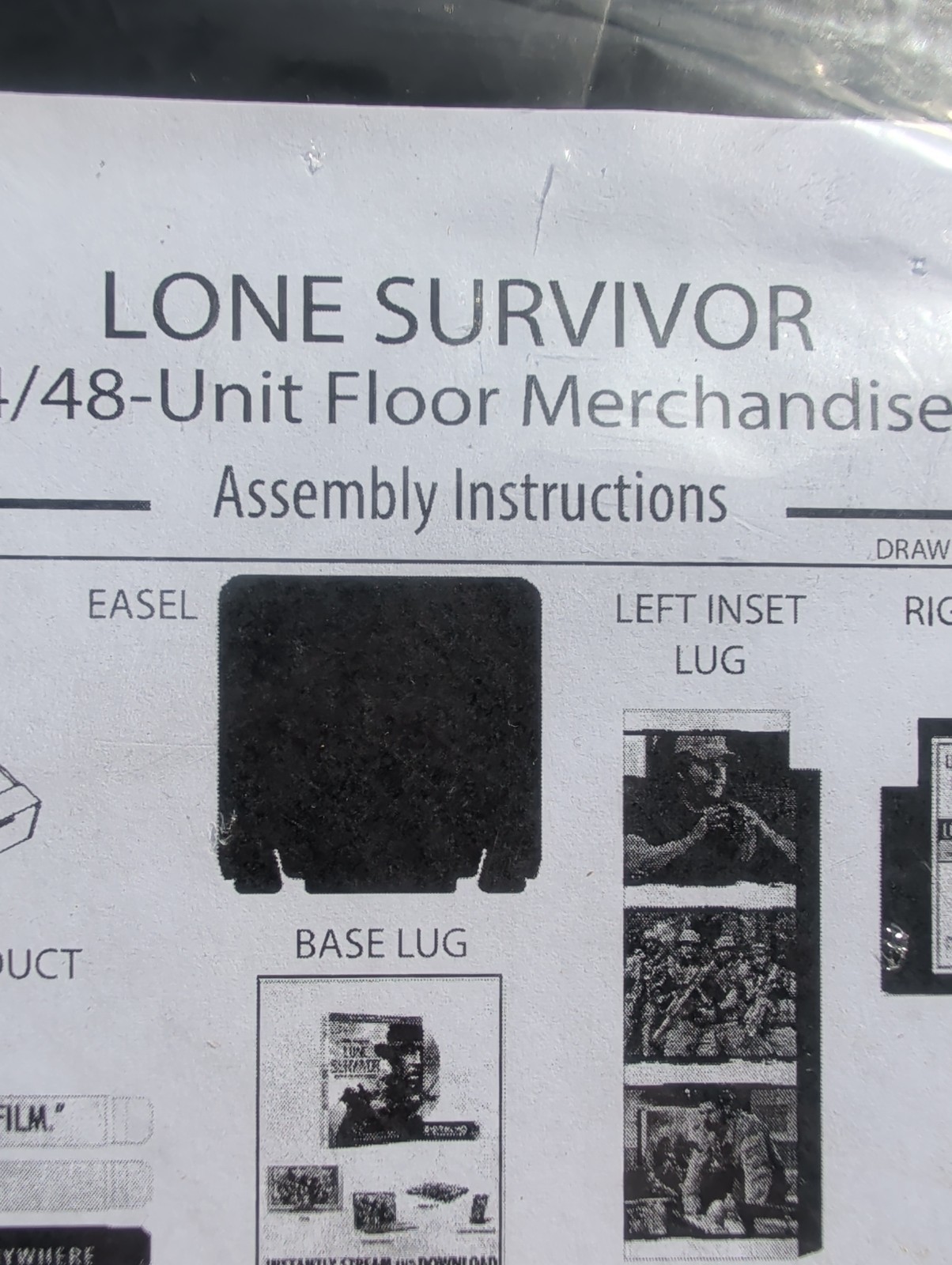 Official Licensed Unopened Lone Survivor Floor Display Kit