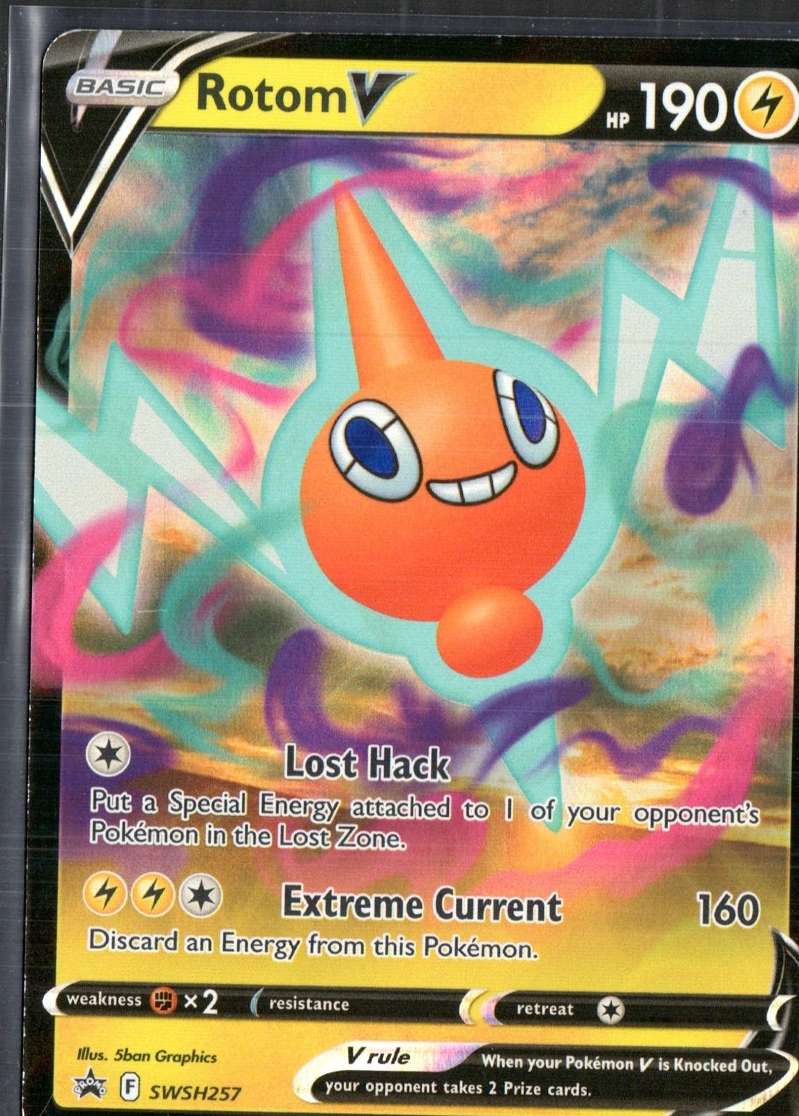 SWSH: Sword & Shield Promo Cards #SWSH257 Rotom V