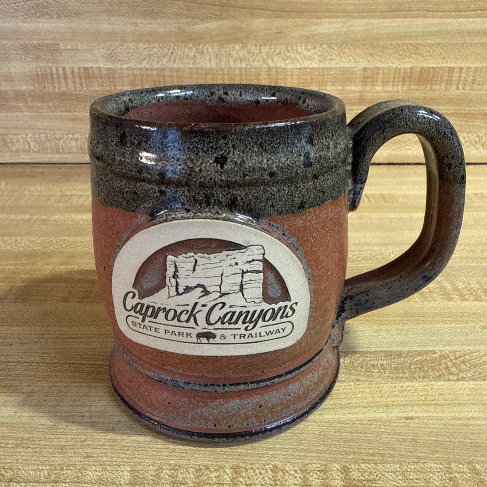 Sunset Hill Stoneware Caprock Canyons State Park Mug Handcrafted USA