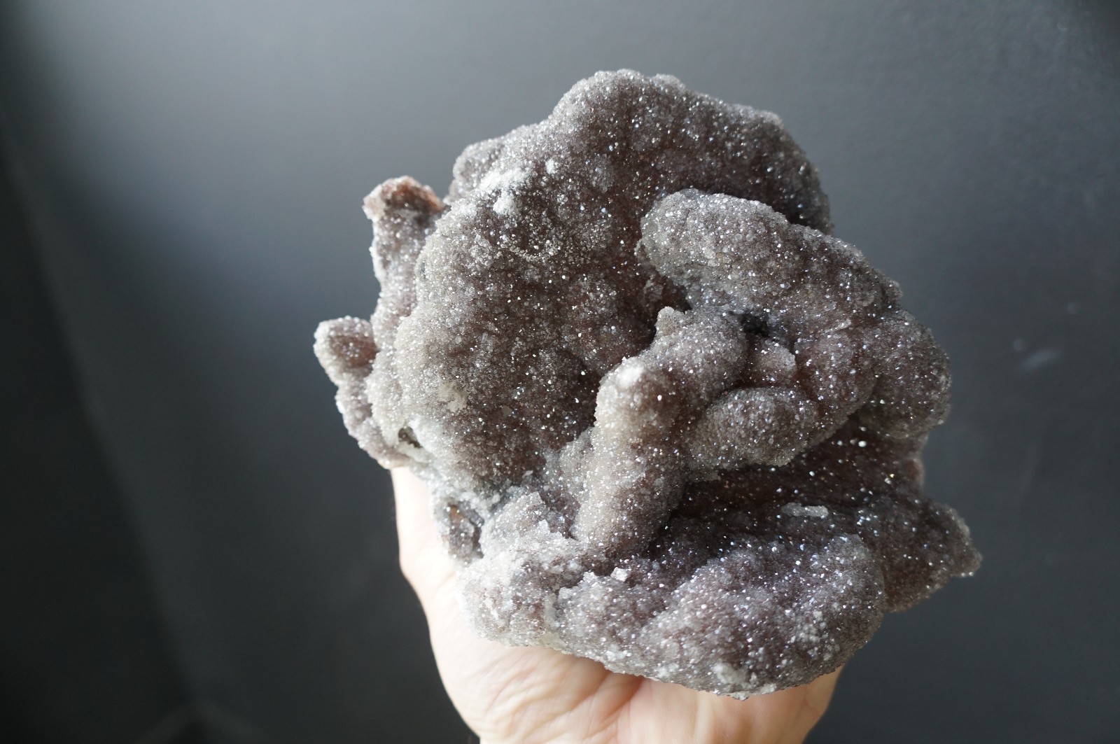 Quartz Coating Calcite, San Luis Potosi, Mexico Mineral Specimen Crystals Druzy